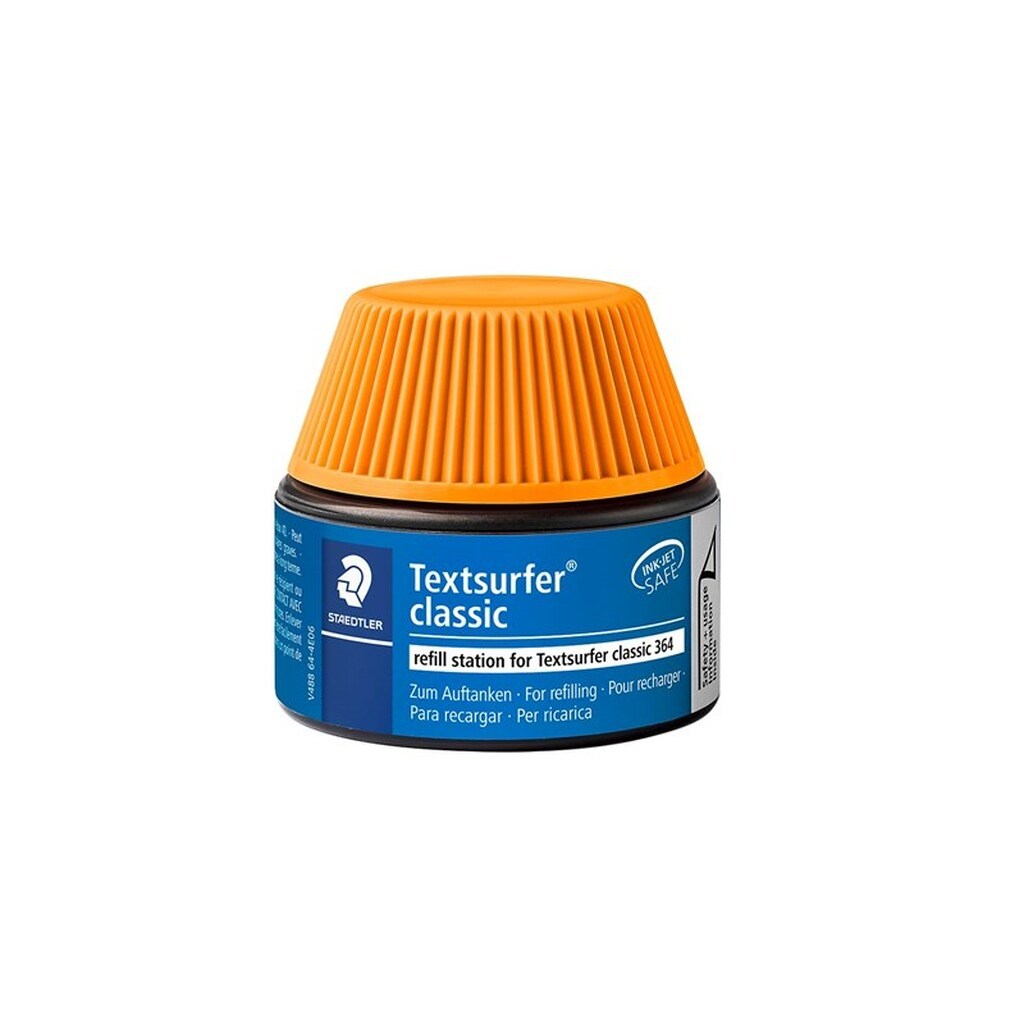 Staedtler REFILL, 4 STK, TIL TEXTSURFER CLASSIC 362 ORANGE