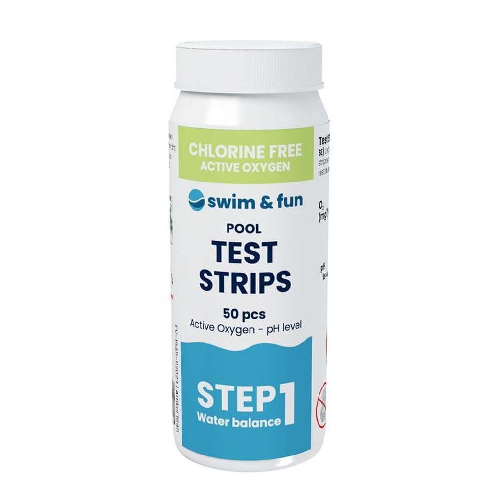 Swim &amp; Fun Teststrimler Aktivt Oxygen 50 stk