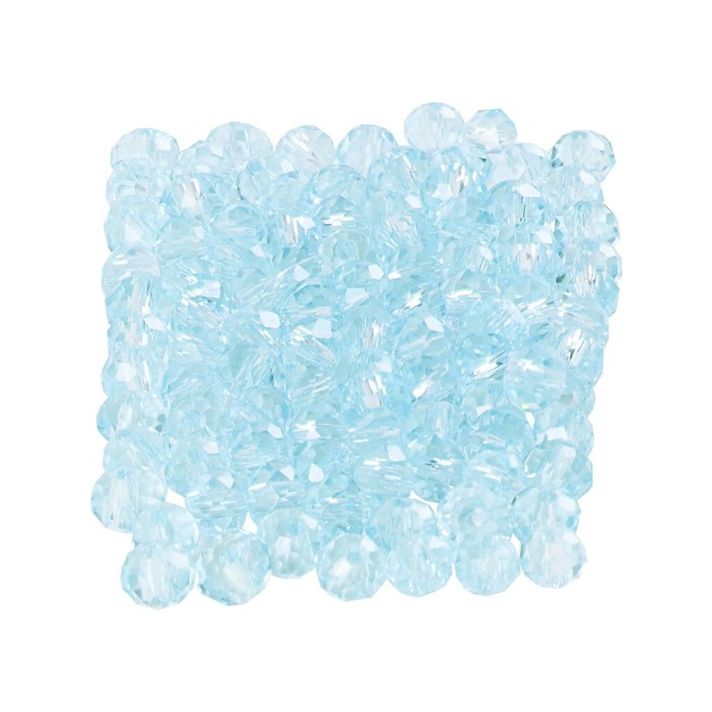 Creativ Company Faceted Beads Sea Blue 100pcs.