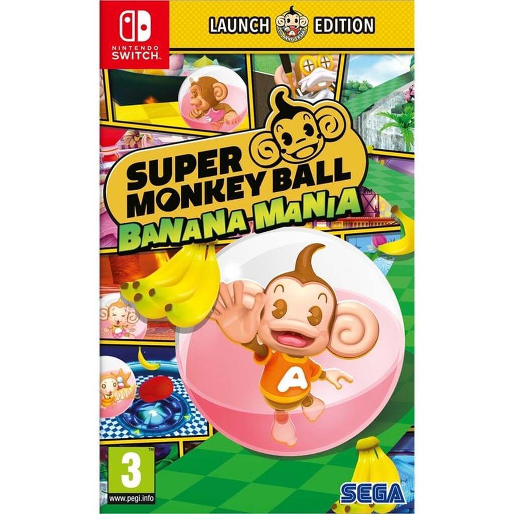 Super Monkey Ball: Banana Mania (Launch Edition) - Nintendo Switch - Platformer