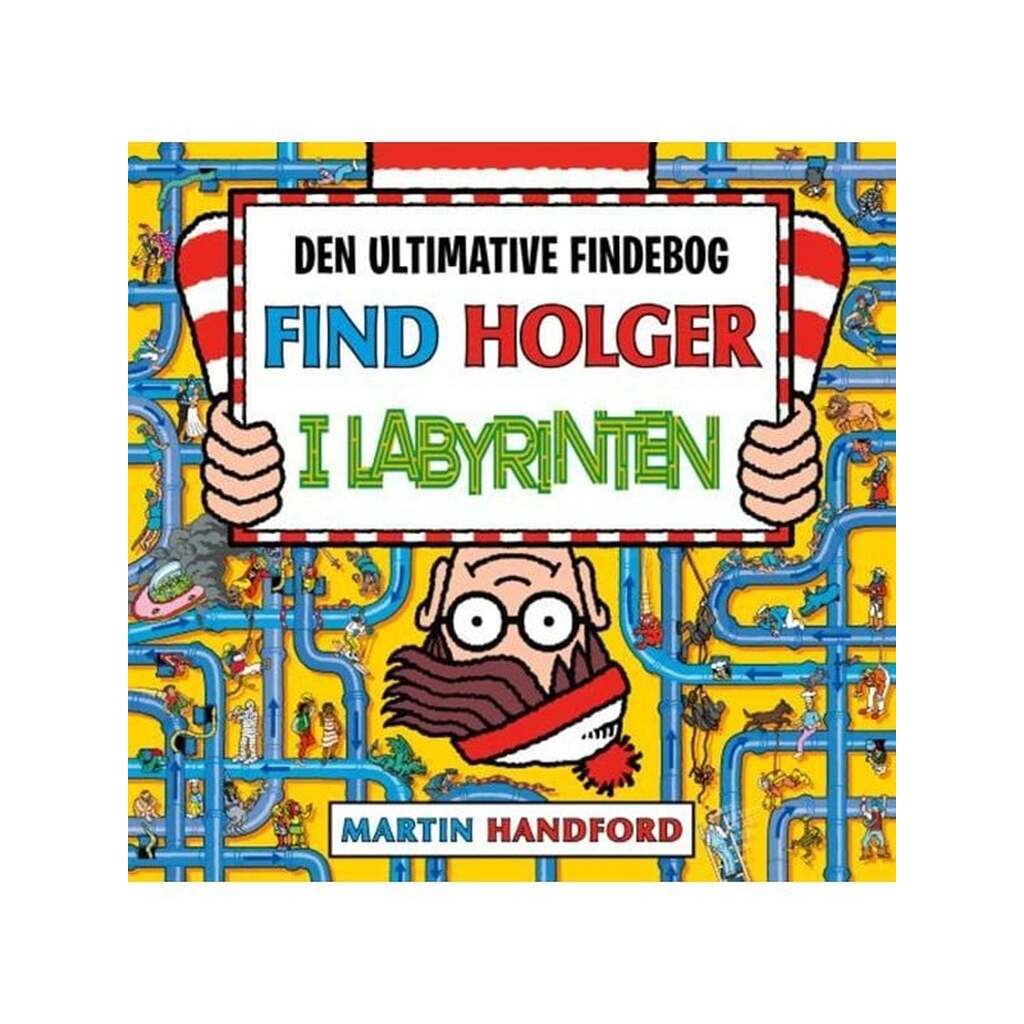 Find Holger i labyrinten - Børnebog - Hardcover