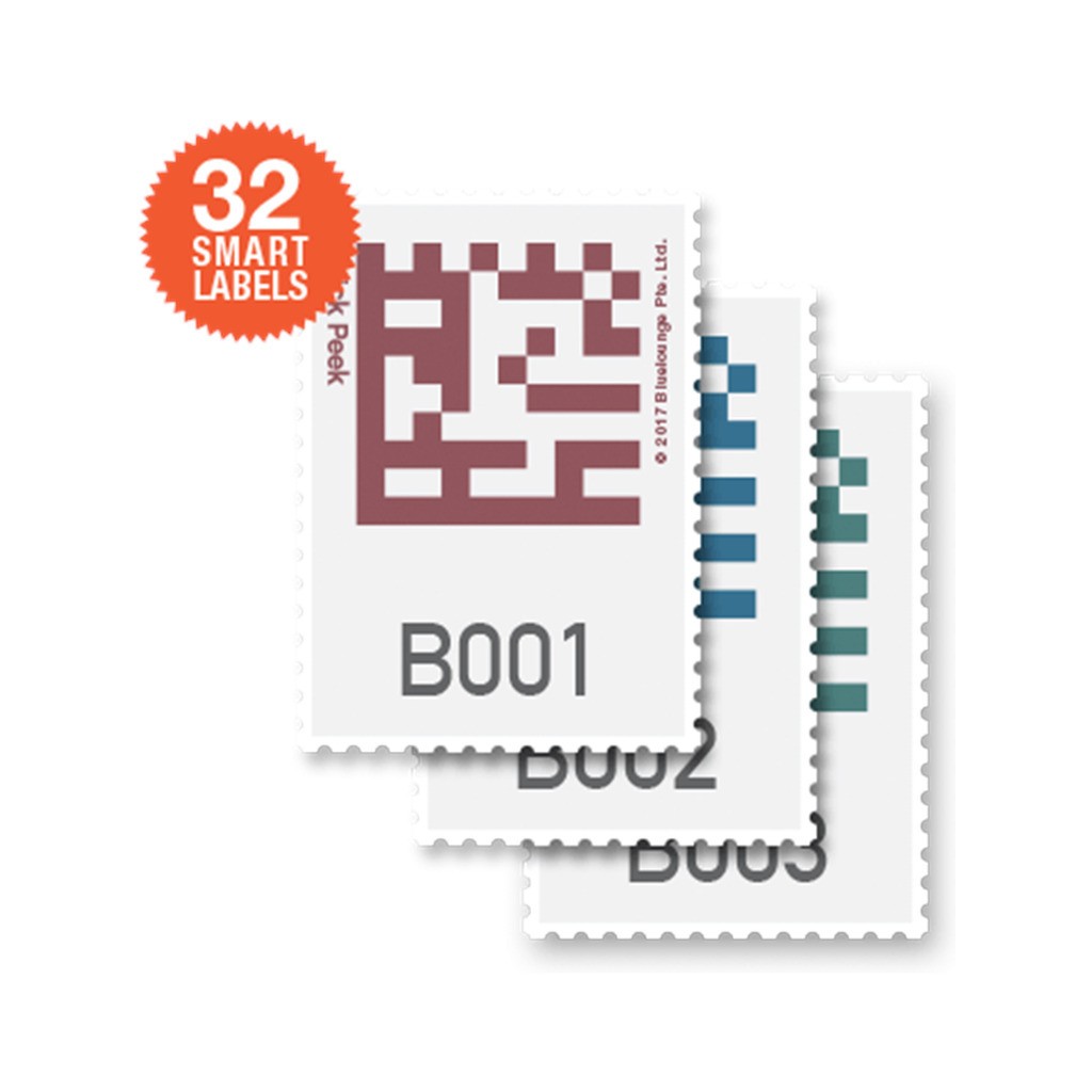 Bluelounge Design Quick Peek - Smart Storage Labels