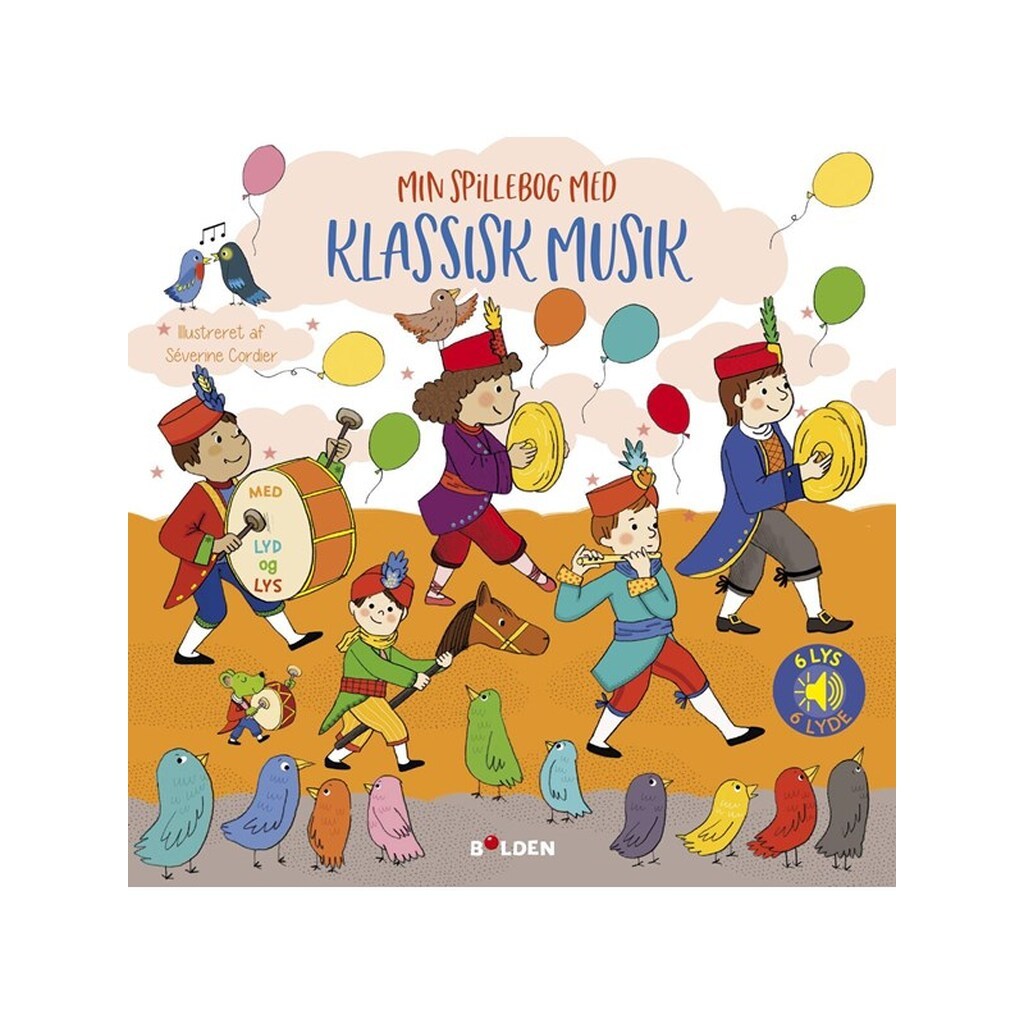 Min spillebog med klassisk musik - Børnebog - Hardcover