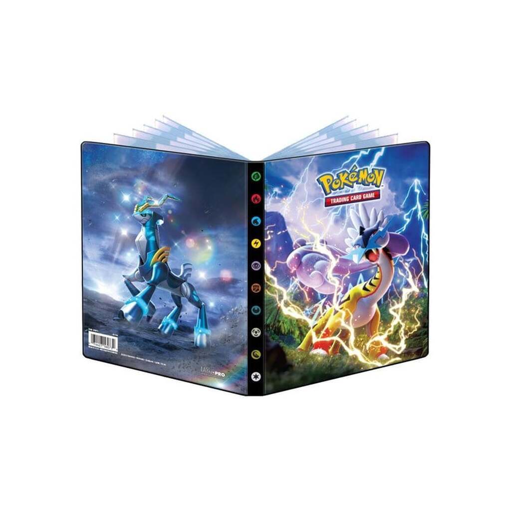 Pokemon TCG Portfolio 4-P Raging Bolt &amp; Iron Crown