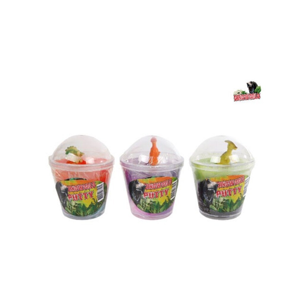 Pocket Money Multicolor Slime With Dino- asstored