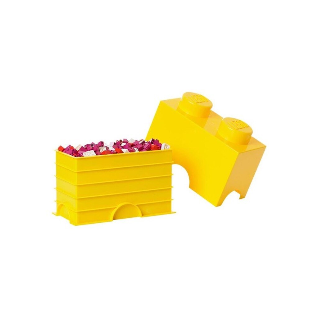 LEGO STORAGE BRICK 2 - YELLOW