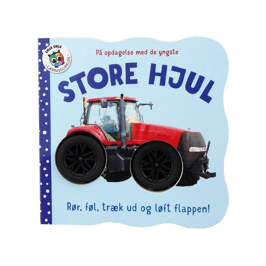 På opdagelse med de yngste - Store hjul - Børnebog - Papbog