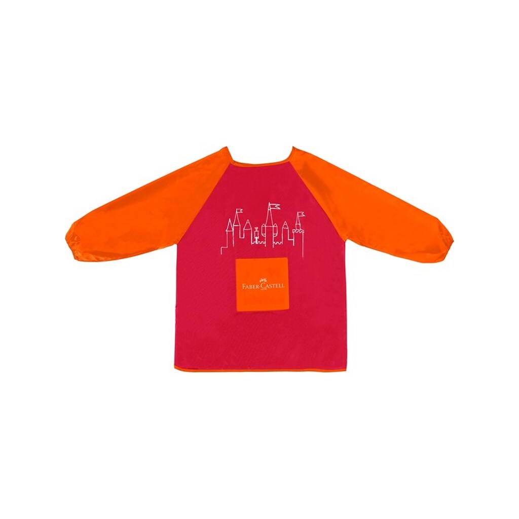 Faber-Castell Forklæde 100% polyester rød//orange