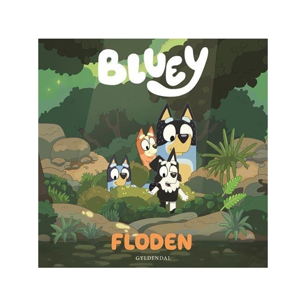 Bluey - Floden - Børnebog - Papbog