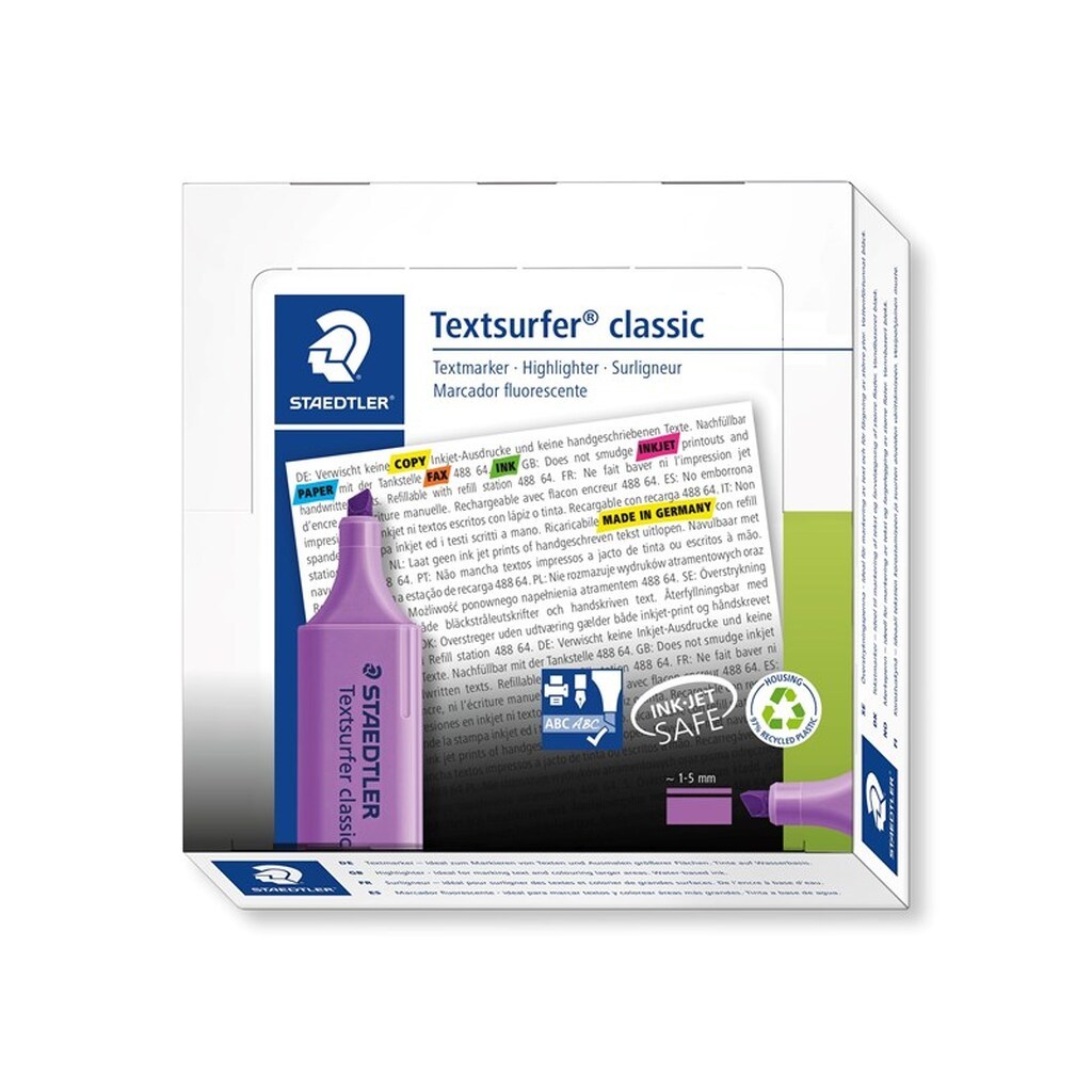 Staedtler TEXTSURFER CLASSIC, 10 STK,   VIOLET