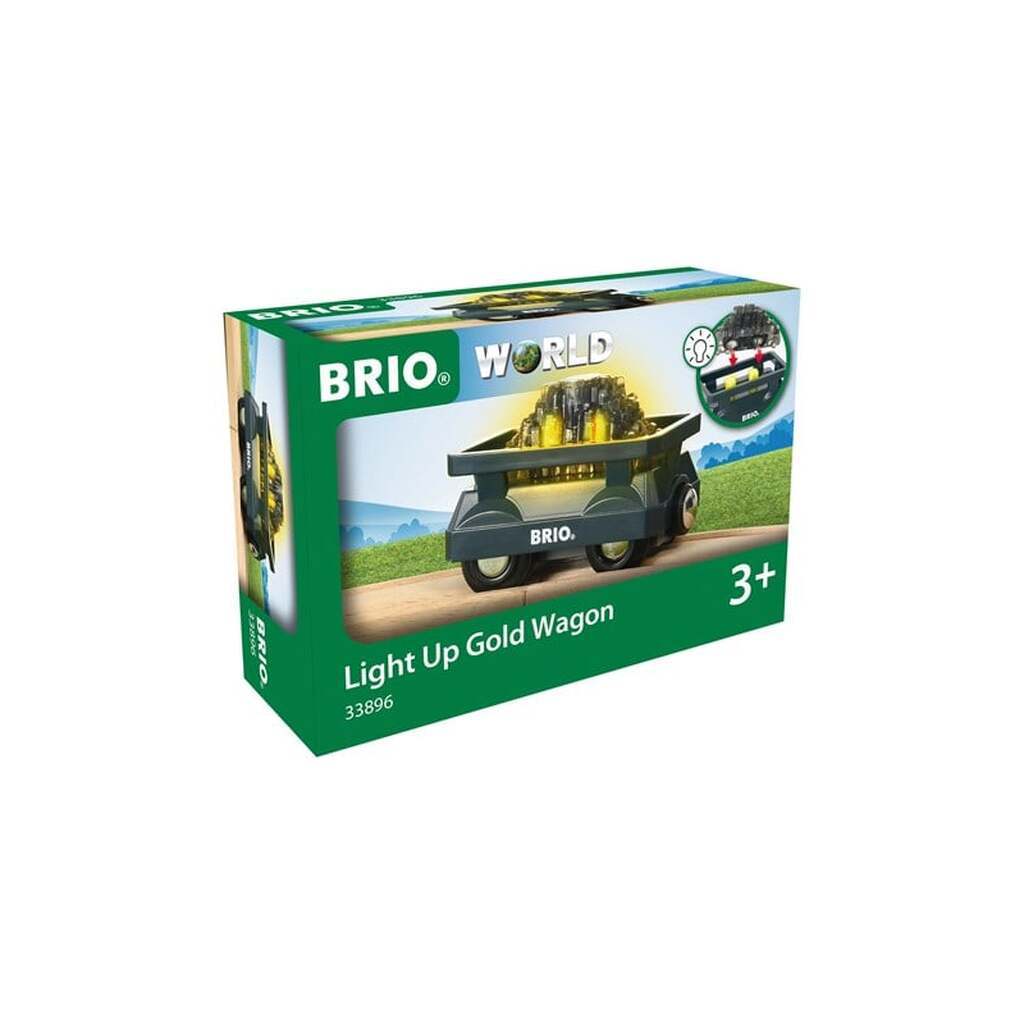 Brio 33896 Guldvogn med lys