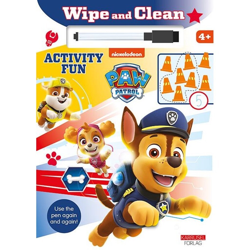 Paw Patrol - Skriv og visk ud - Børnebog