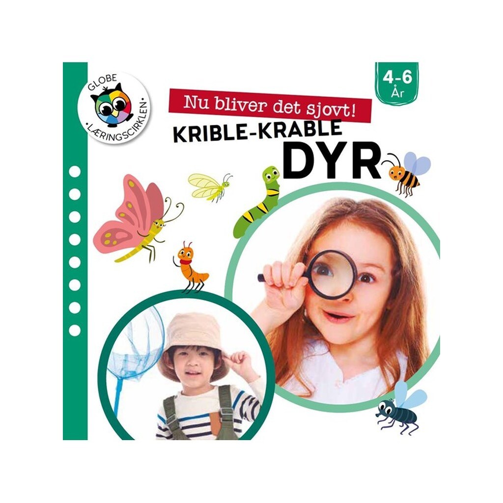 Nu bliver det sjovt - Krible-Krable dyr - Børnebog - hardcover