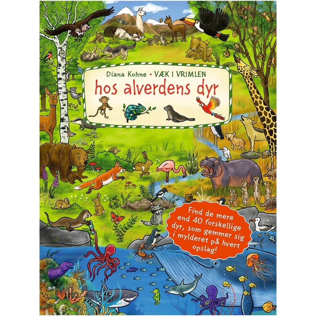 Hos alverdens dyr - Børnebog - Papbog