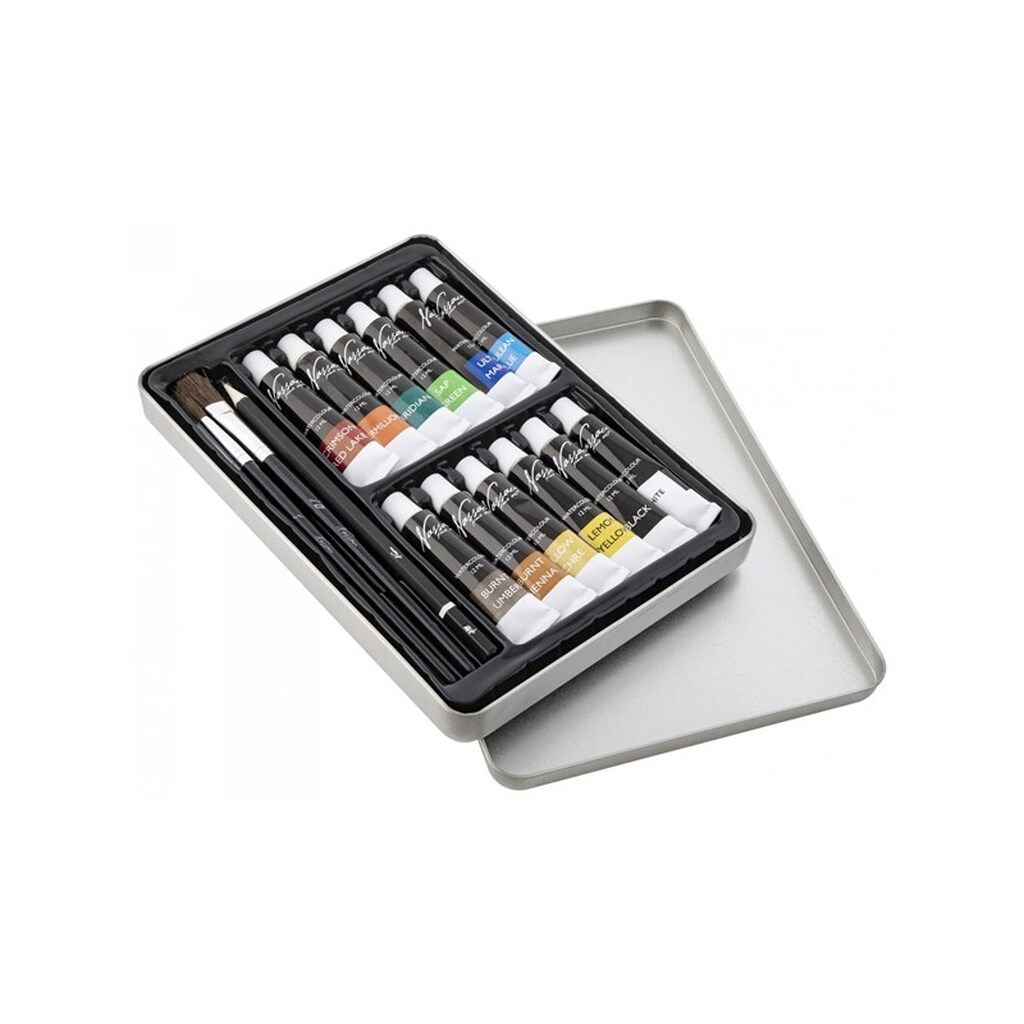 Creative Craft Group Akvarelmaling 16 dele, 12 tuber m.m.