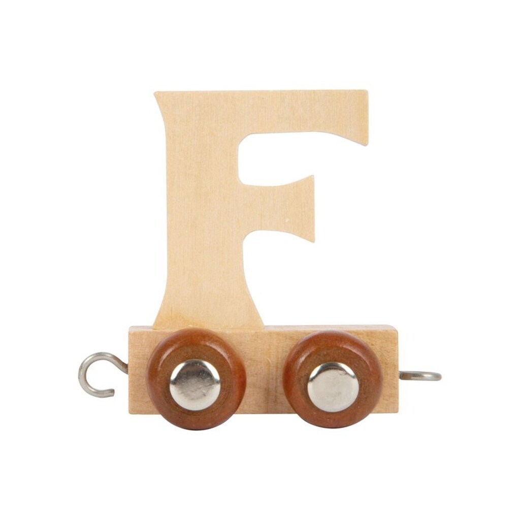 Small Foot - Wooden Letter Train - F - 12 pieces