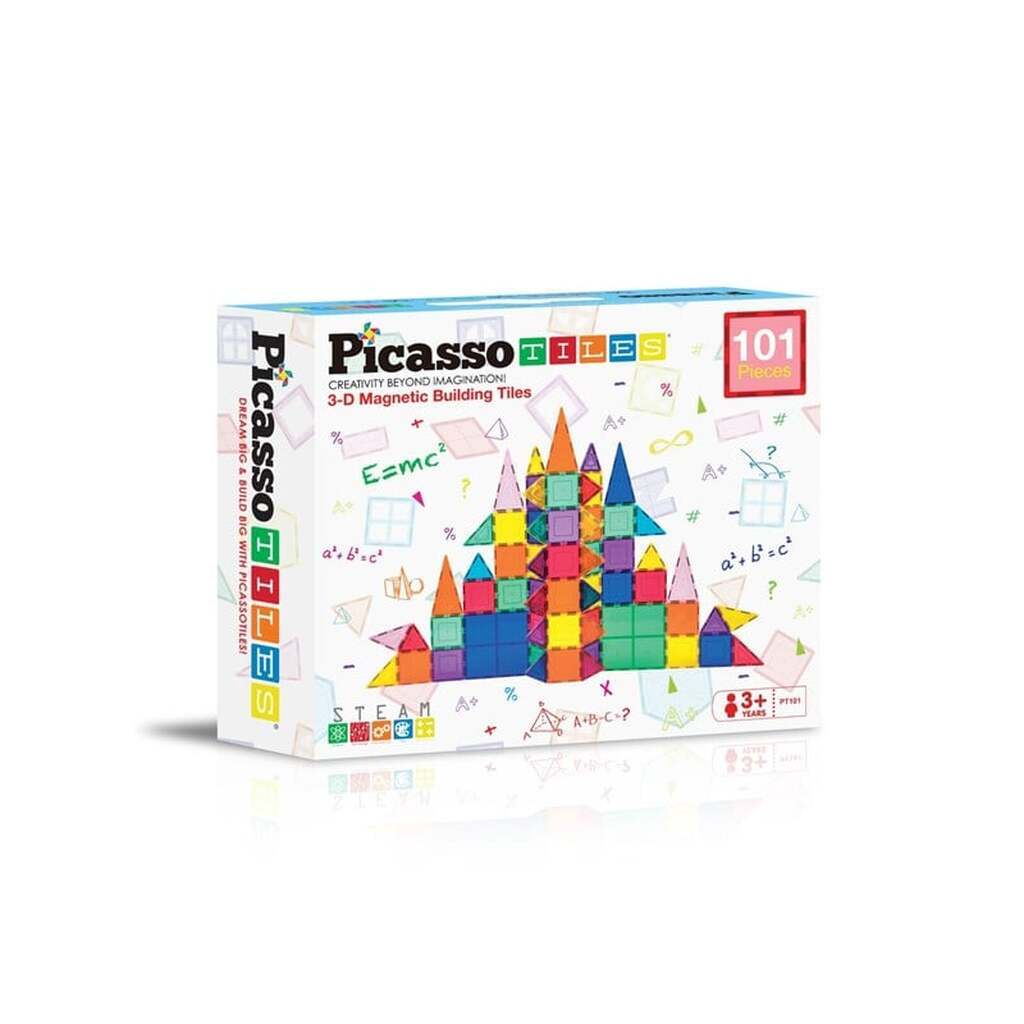 PicassoTiles Magnetic Tiles set 101pcs