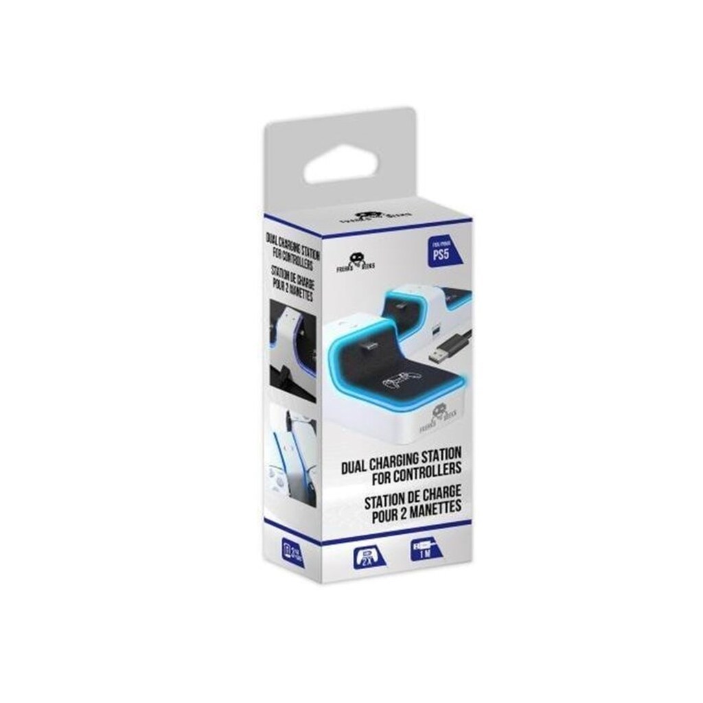 Trade Invaders Dual Controller Charging Dock (1 x 1M Type C cable included) - Wired - Sony PlayStation 5