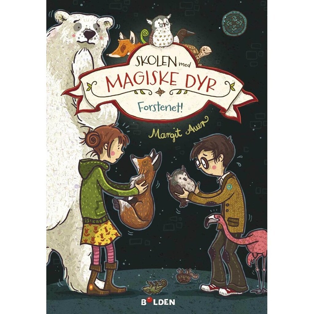 Skolen med magiske dyr 9: Forstenet! - Børnebog - booklet