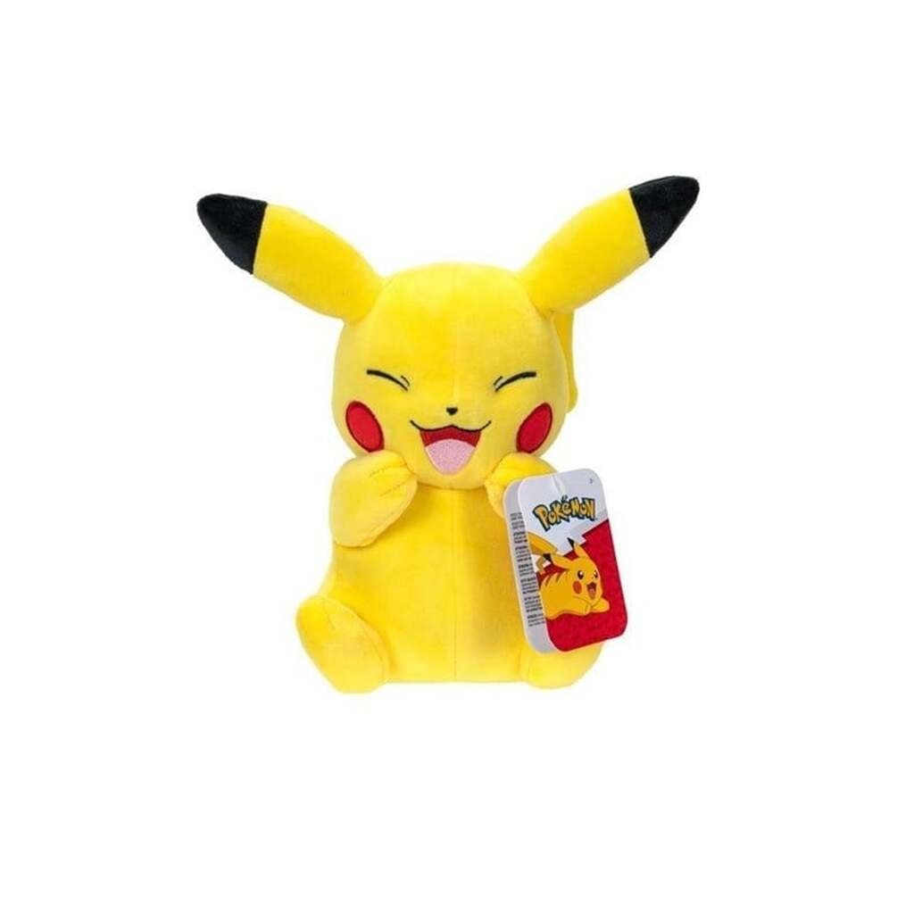 Pokemon Smilende Pikachu Bamse 20 cm