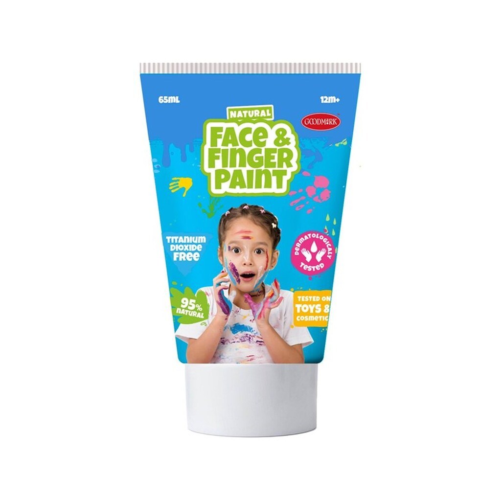 Boti Natural Face &amp; Fingerpaint Tube - Blue and Pink 2x65ml