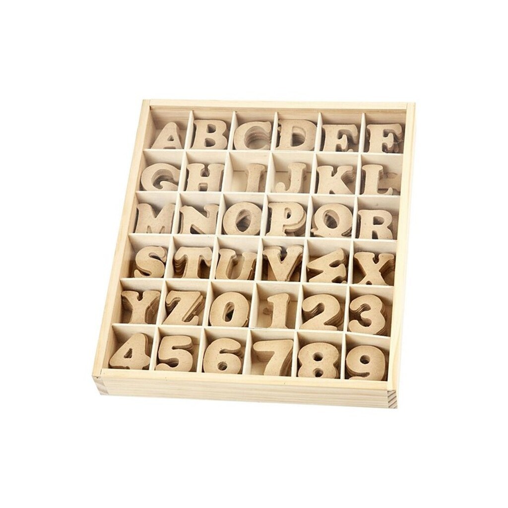 Creativ Company Letters and numbers - MDF 288st.