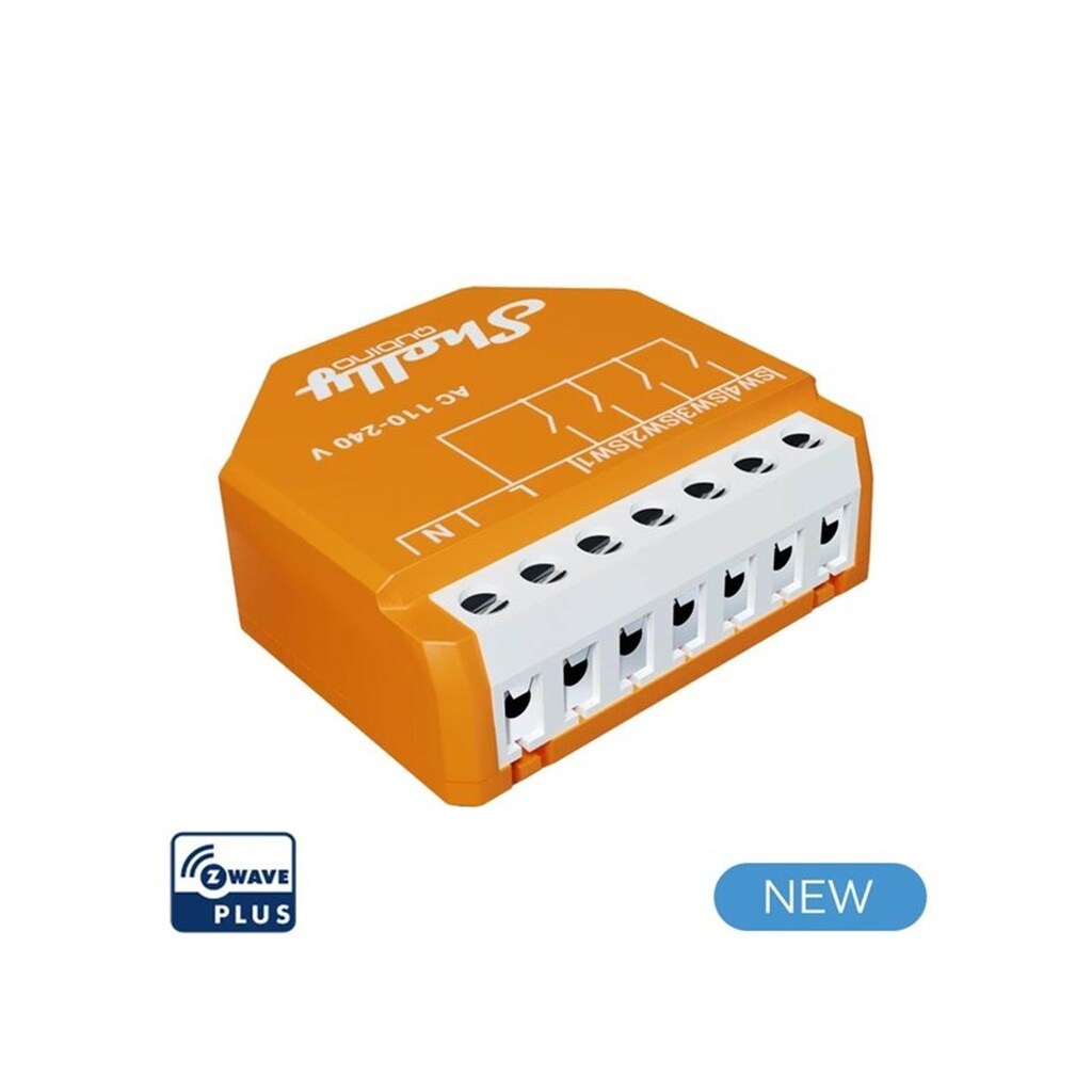 Shelly Qubino Wave I4 - Z-Wave inputmodul, 4 kanaler (110-240V)