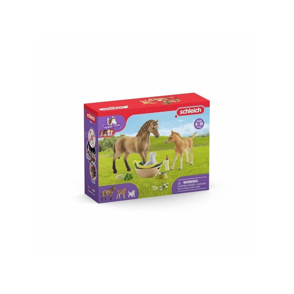 Schleich HORSE CLUB Sarahs pleje af dyreunger