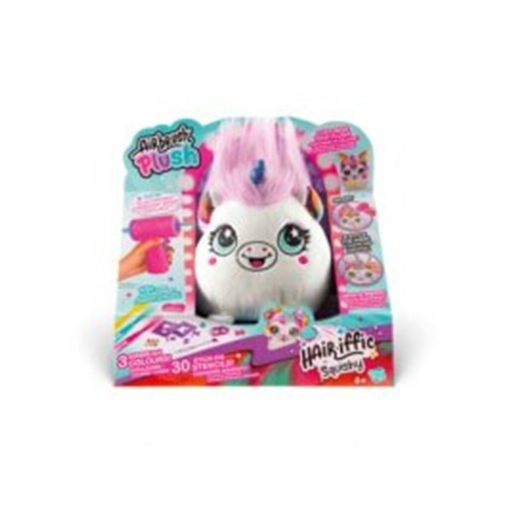 Airbrush Plush Hair&apos;iffic 17 cm Squish Pal - Princesse