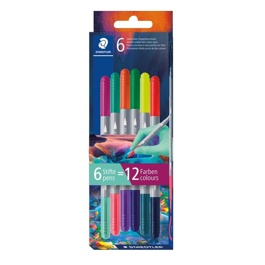 Staedtler DUO TUSCH MULTIVERSE 6STK/ASS
