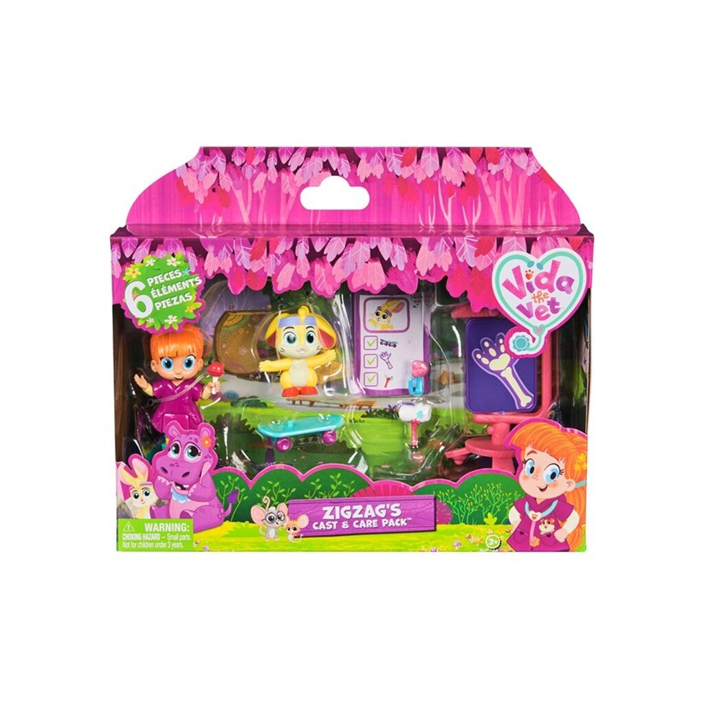 Vida the Vet Vida, Dyrenes Doktor 7,5 cm Vida &amp; Zigzag