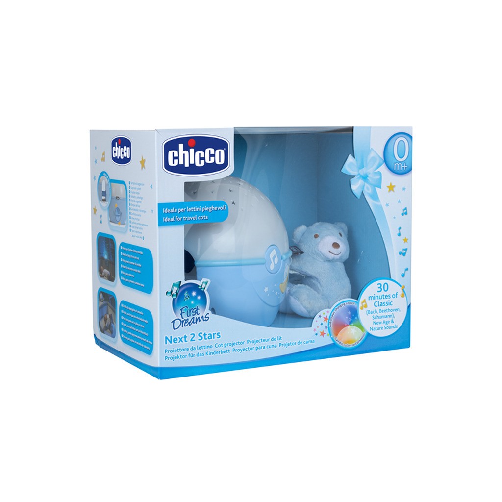 Chicco Next2 Stars projector light blue