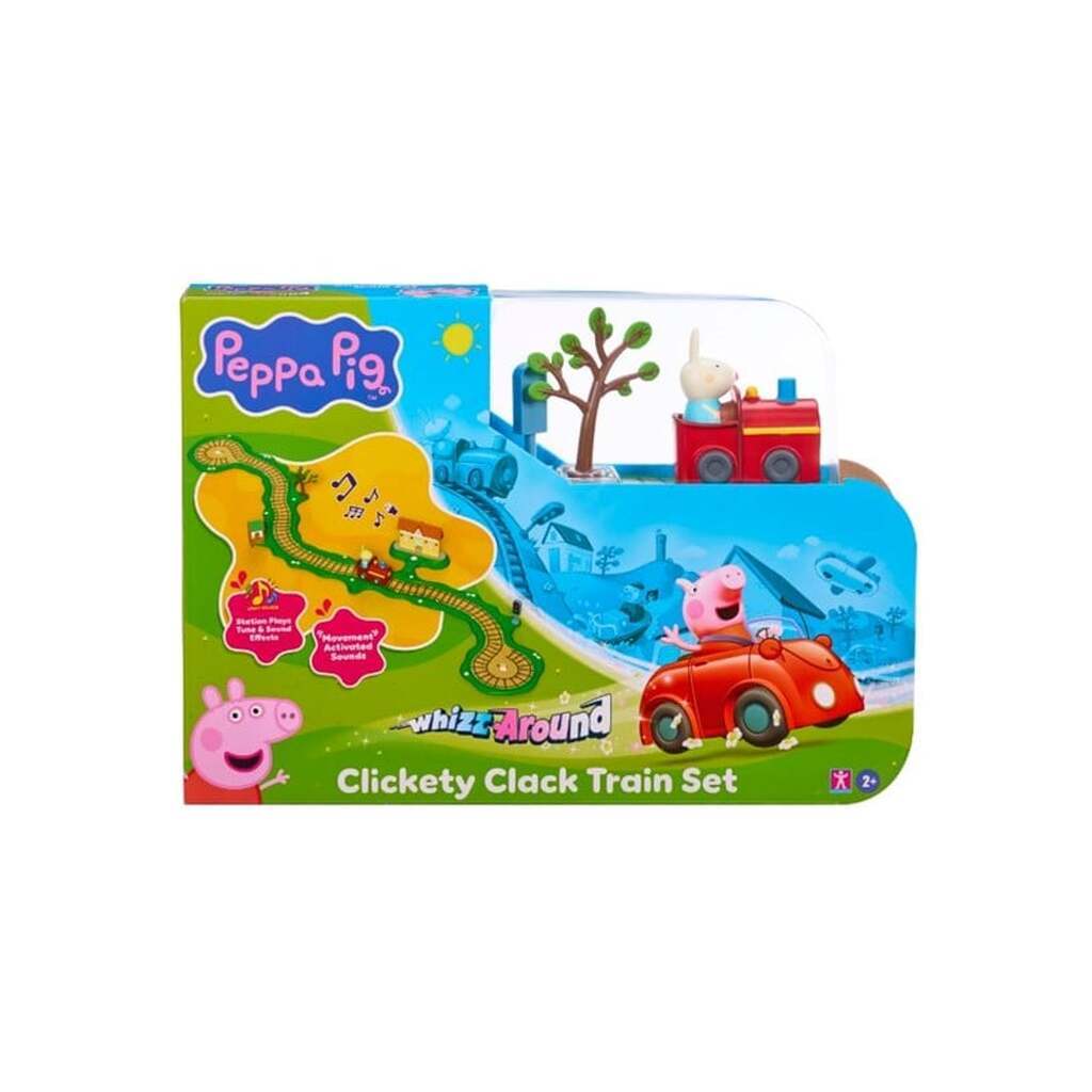 Peppa Pig PEPPA WHIZZ AROUND CLICKETY CLACK TRAIN