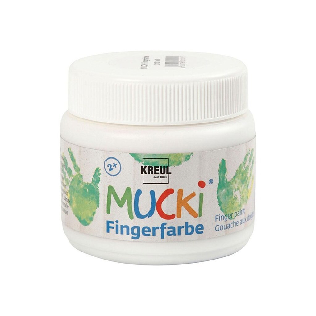 Creativ Company Mucki Finger Paint White 150ml