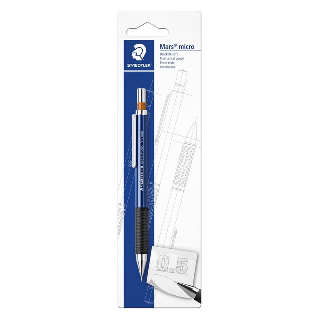 Staedtler Mars Micro Pencil 0,5mm Blå/Bk