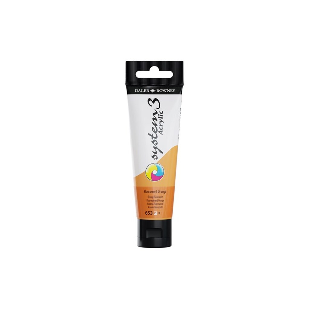 Daler-Rowney System3 59 ml Fluorescent Orange