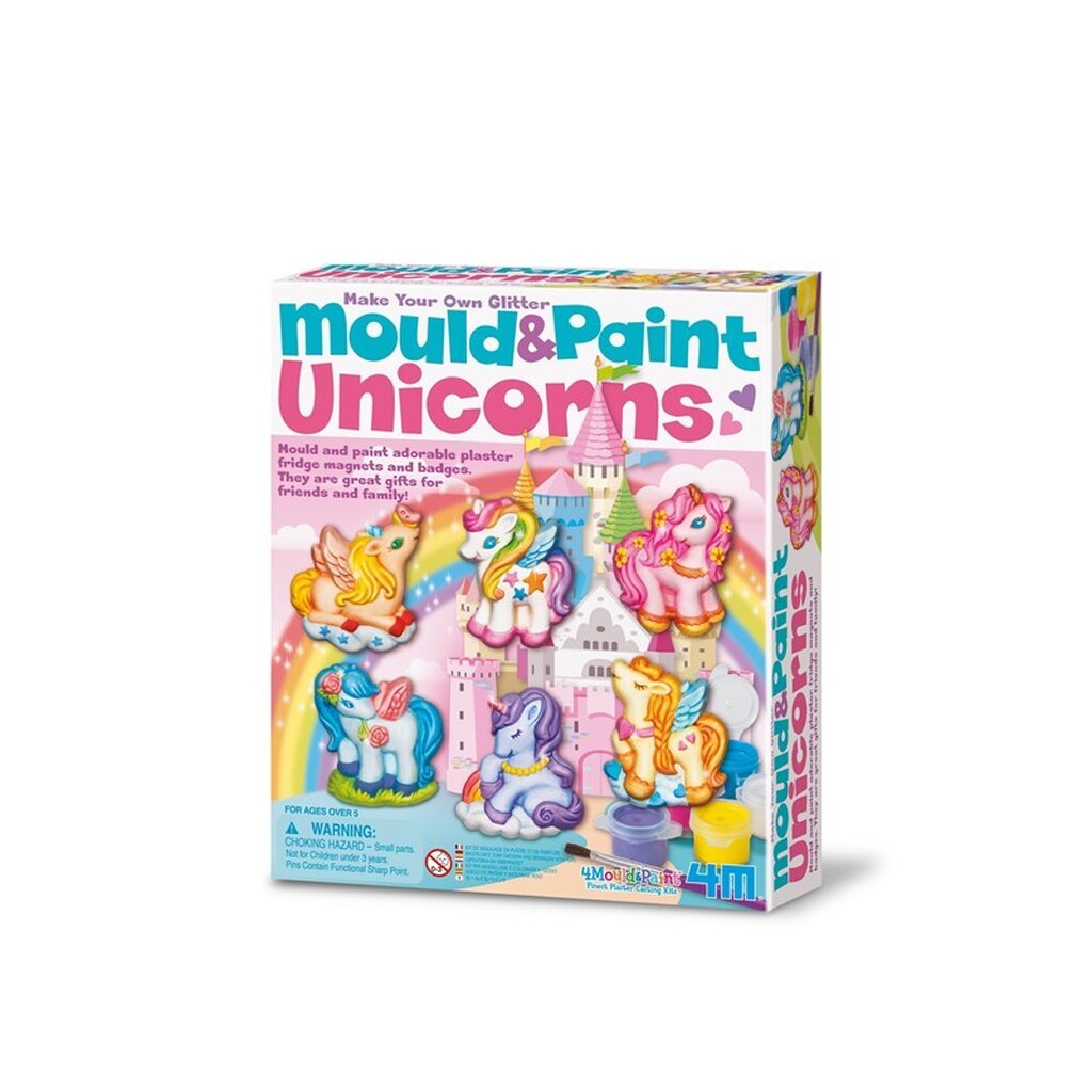 4M Mould &amp; paint glitter unicorns