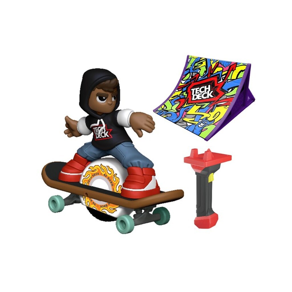 Tech Deck Ted Shred N&apos; Blast Skateboard Flywheel