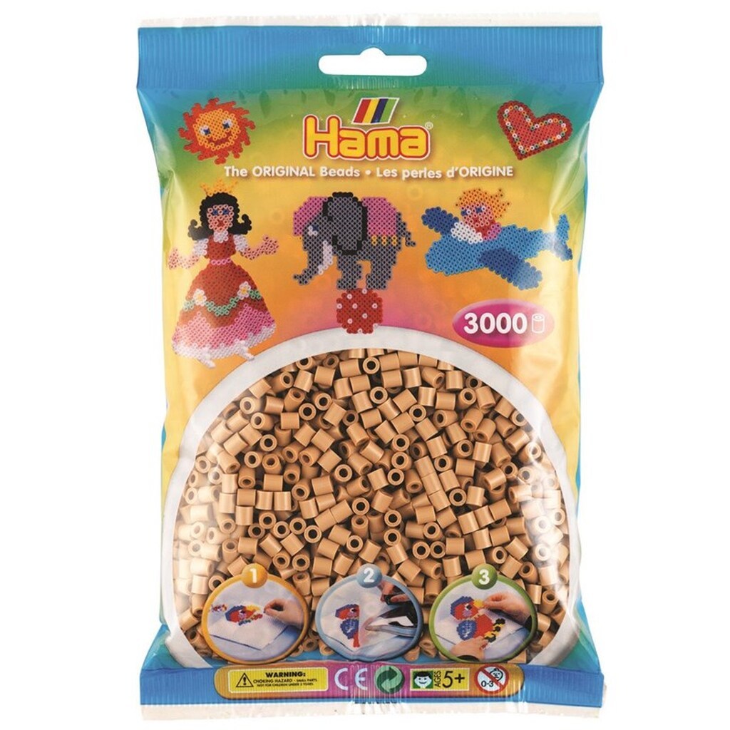 Hama Ironing Beads - Yellow-brown 3000 pcs