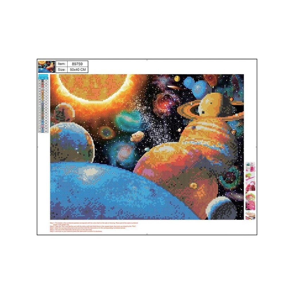 CENTRUM Diamond Painting 40*50cm. SPACE TEMA