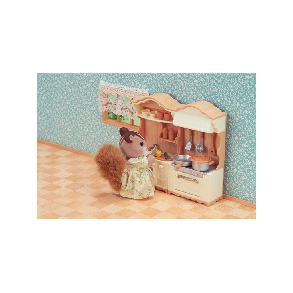 Sylvanian Families Landhus køkken med køleskab