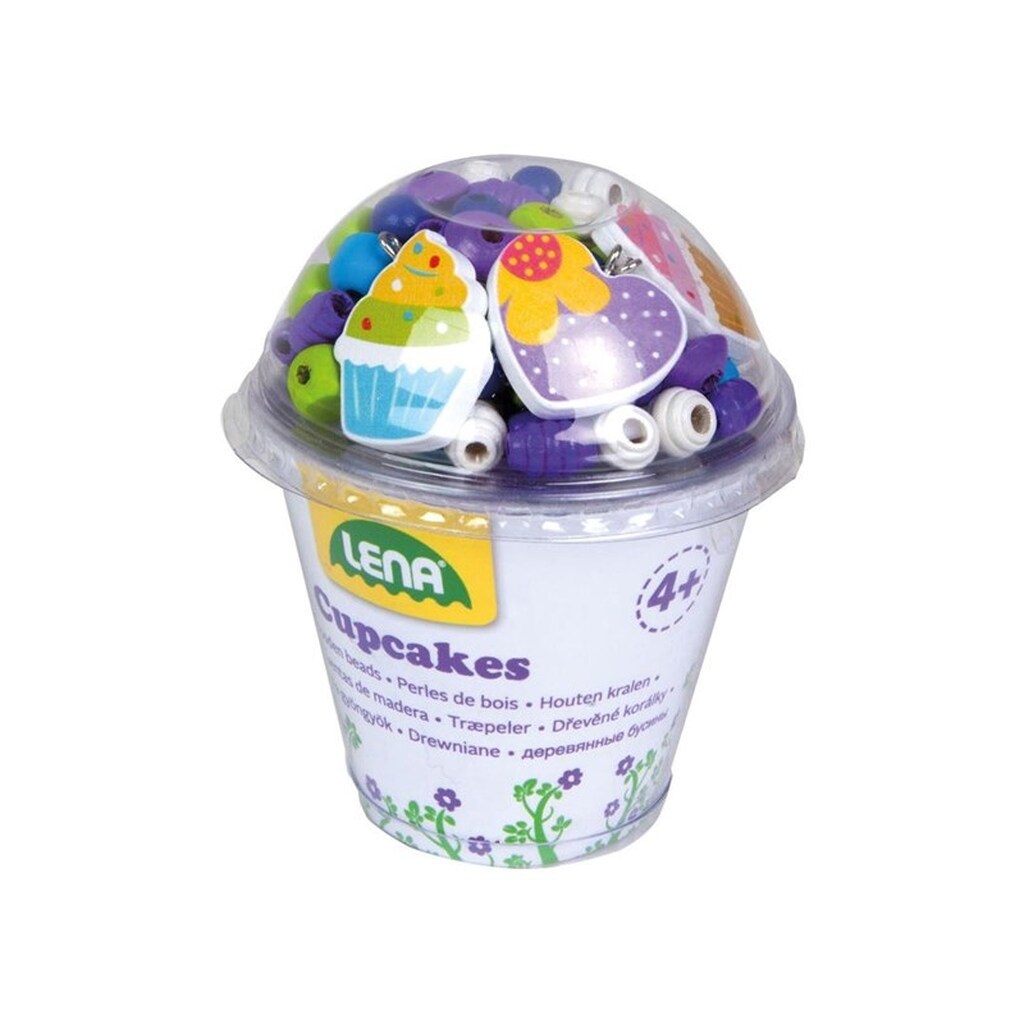 Jono Toys Lena Cupcake Wooden Beads Jewelry Making