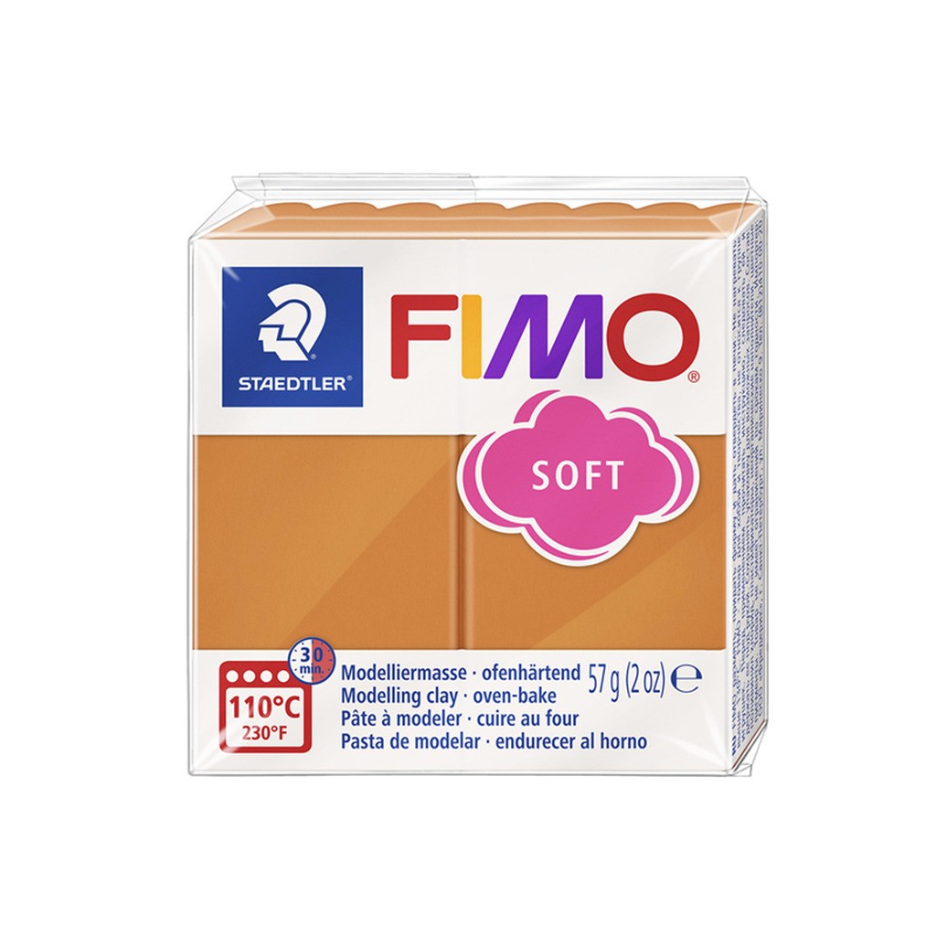 Staedtler FIMO modeller soft 57g. Cognac