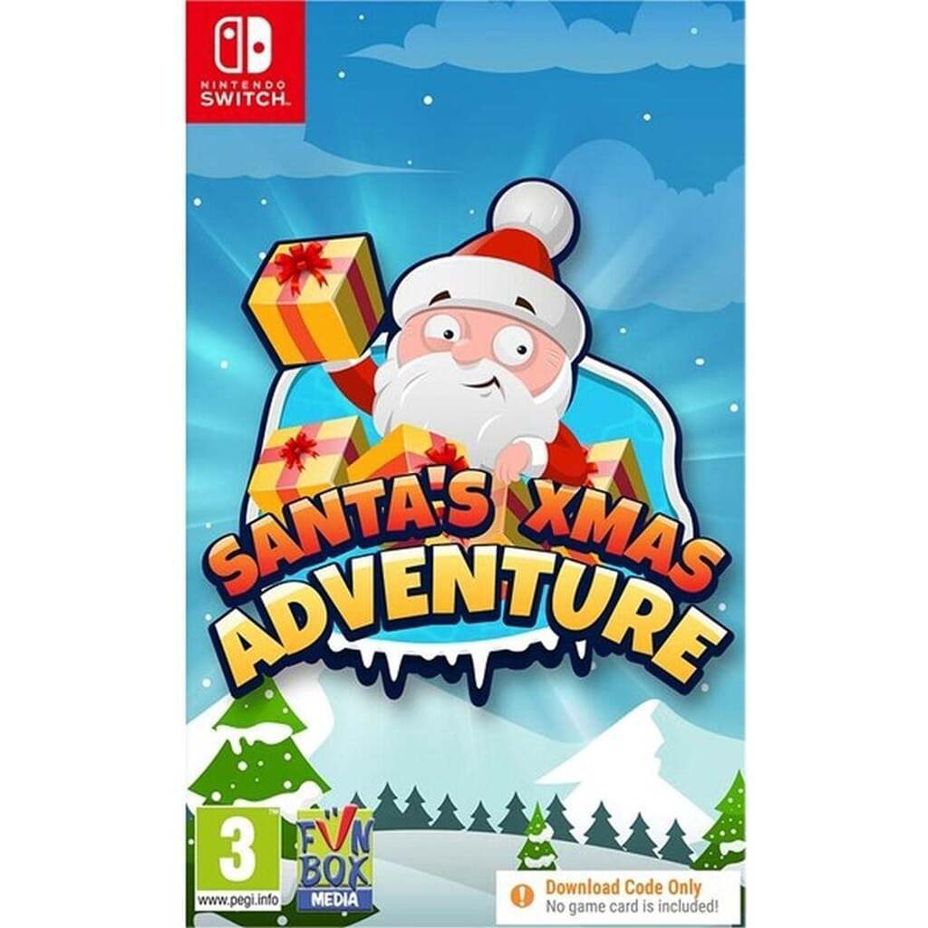 Santa&apos;s Xmas Adventure (Code in a Box) - Nintendo Switch - Eventyr