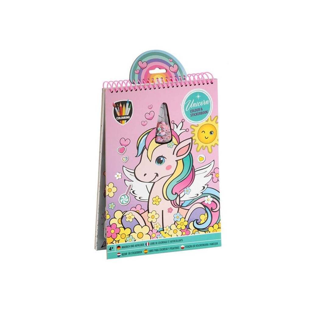 Grafix - Coloring and Sticker Book Unicorn