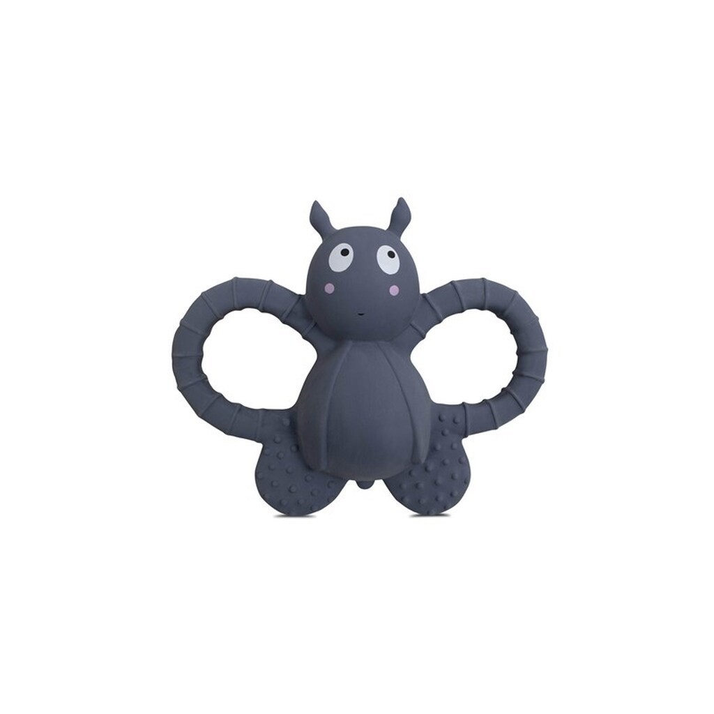 Filibabba Teether - Felix the fly rubber - muddly blue