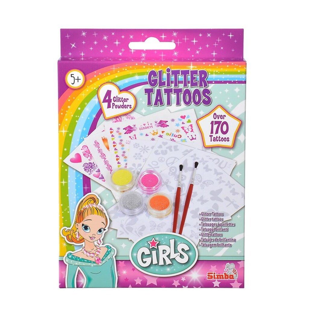 Simba Girls by Steffi Glittertattoveringer