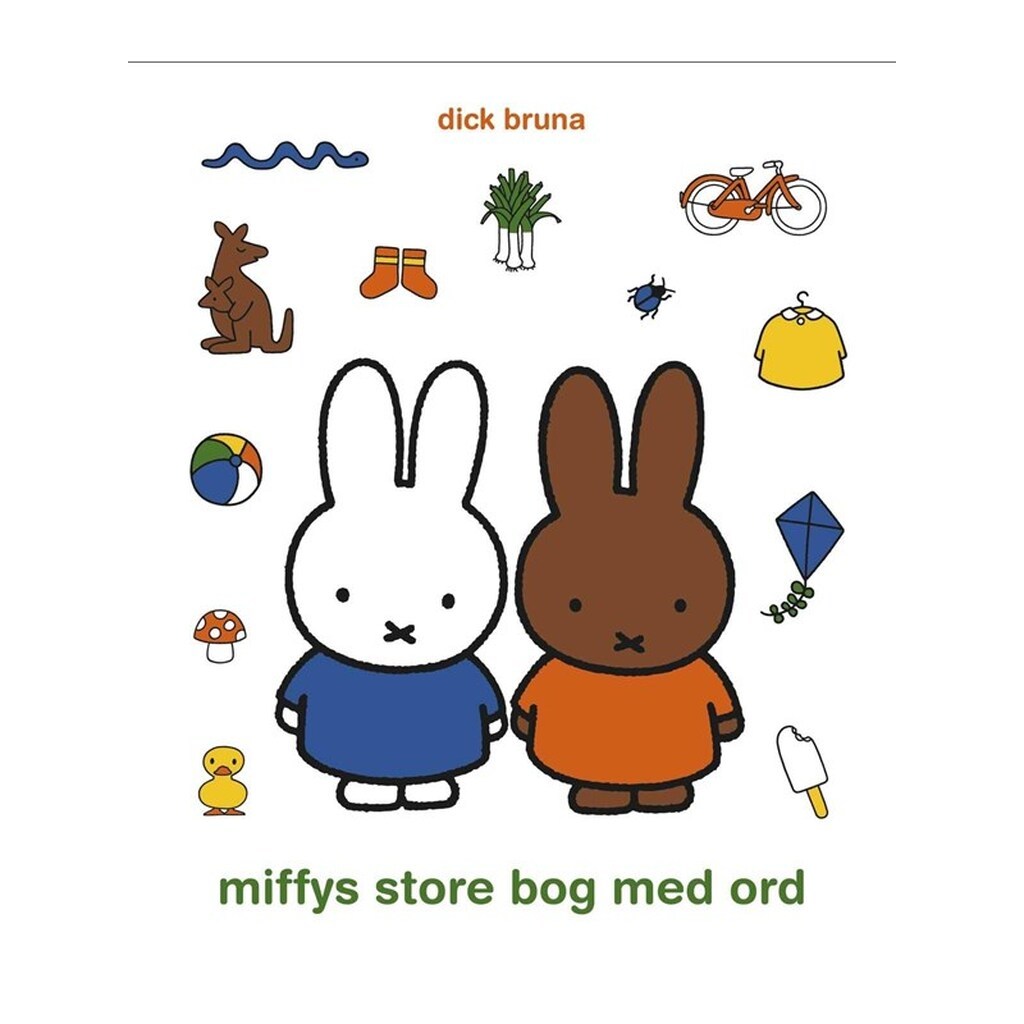 Miffys store bog med ord - Børnebog - hardcover