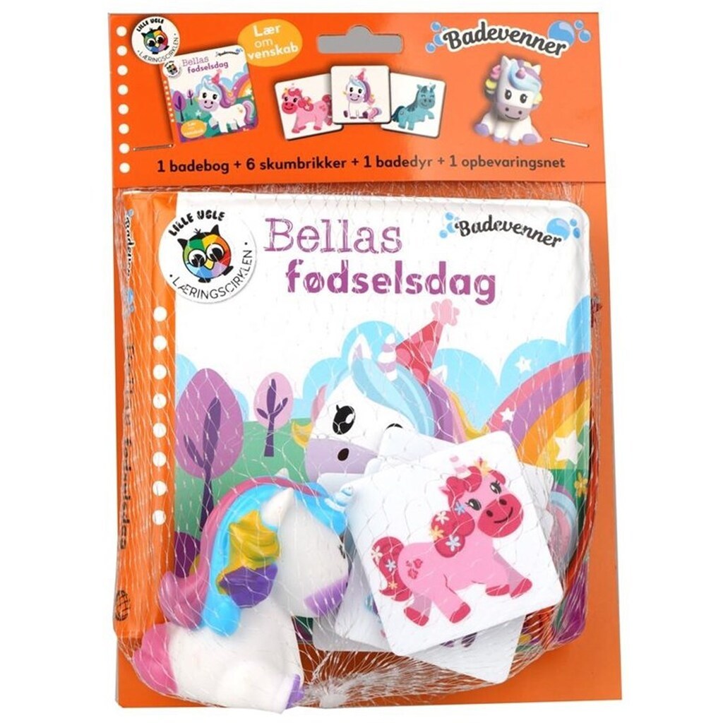 Badevenner - Bellas fødselsdag - Børnebog - Papbog