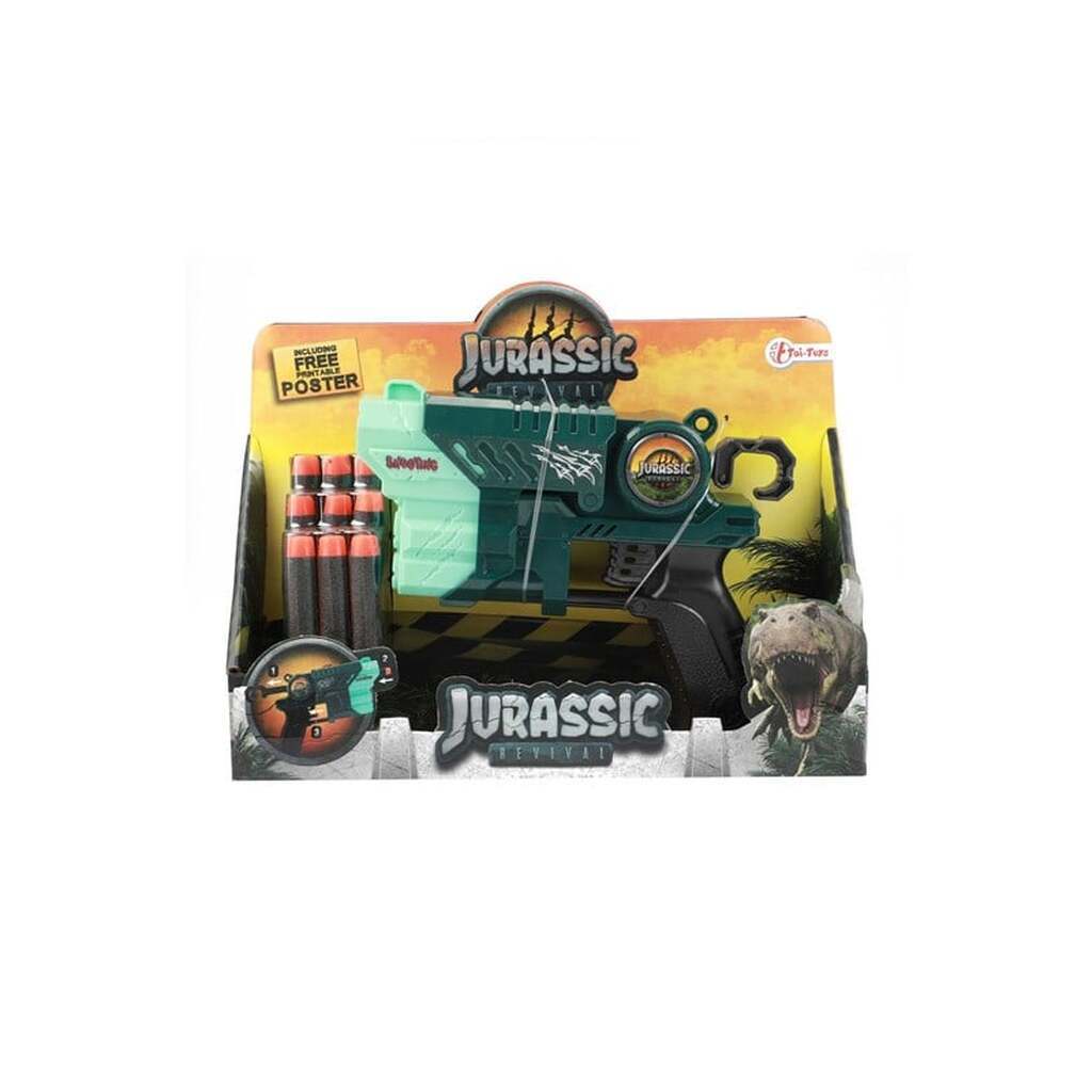 Toi-Toys - Jurassic Revivial Pistol Dino with Foam Arrows